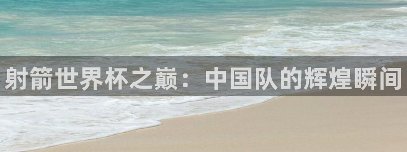 2026世预赛赛程表：射箭世界杯之巅：中国队的辉煌瞬间