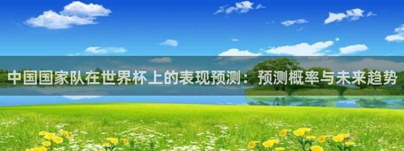 世界杯2026赛制：中国国家队在世界杯上的表现预测：预测概率与未来趋势